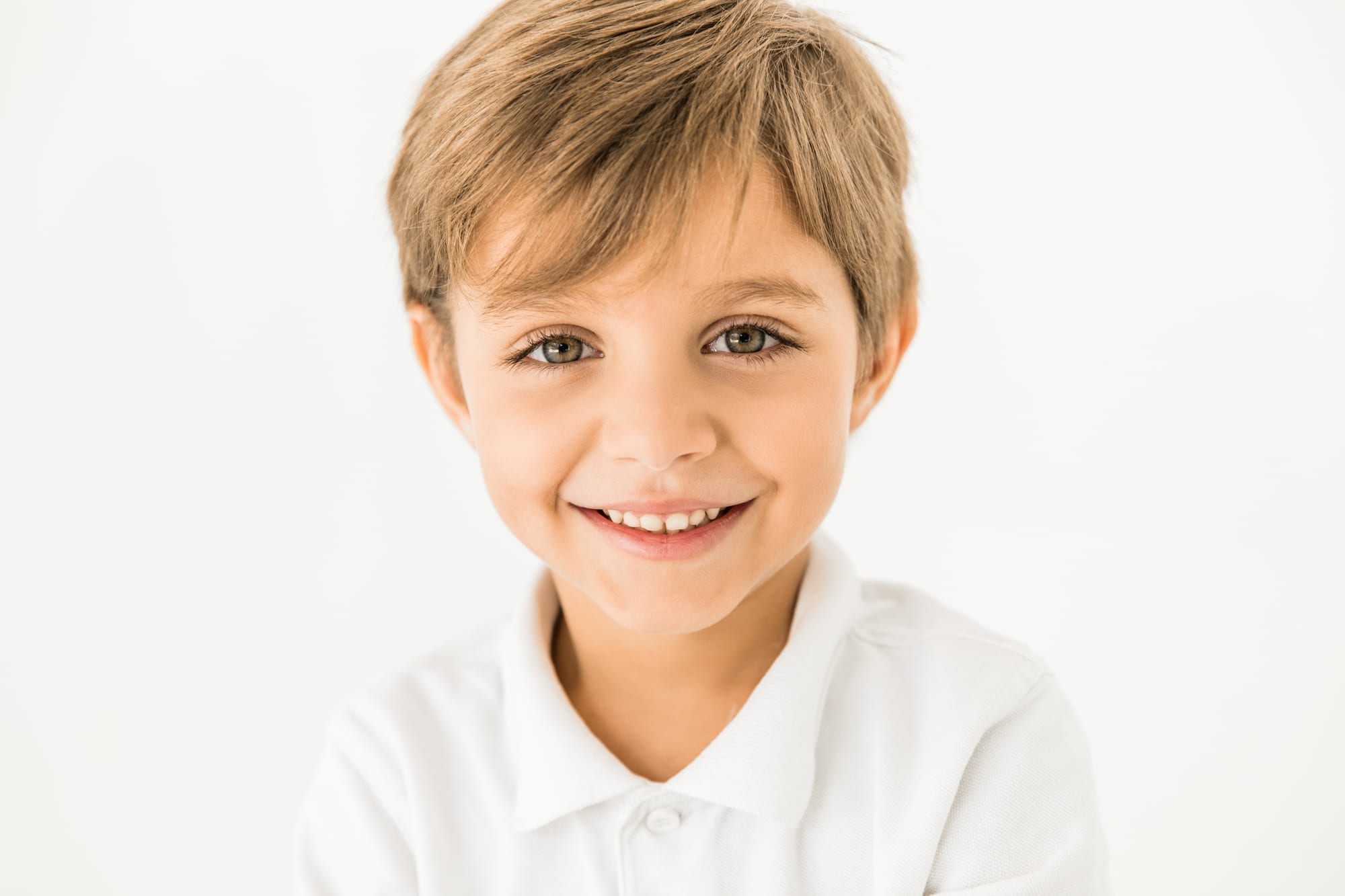portrait of happy young boy